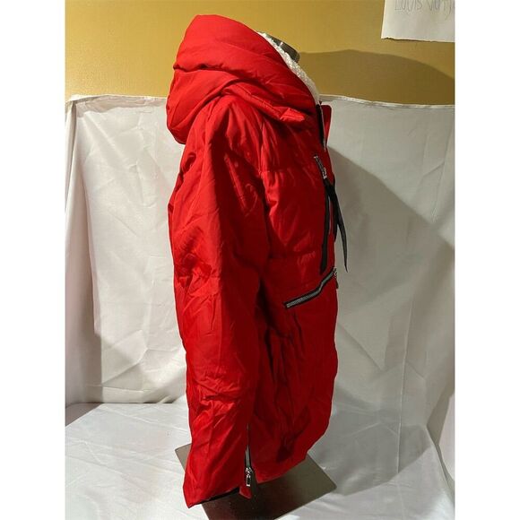 Orolay Down Women's Red Hooded Puffer Down Coat Size Small - Picture 4 of 7